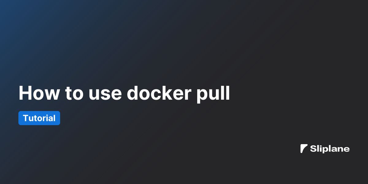 Wie man docker pull verwendet